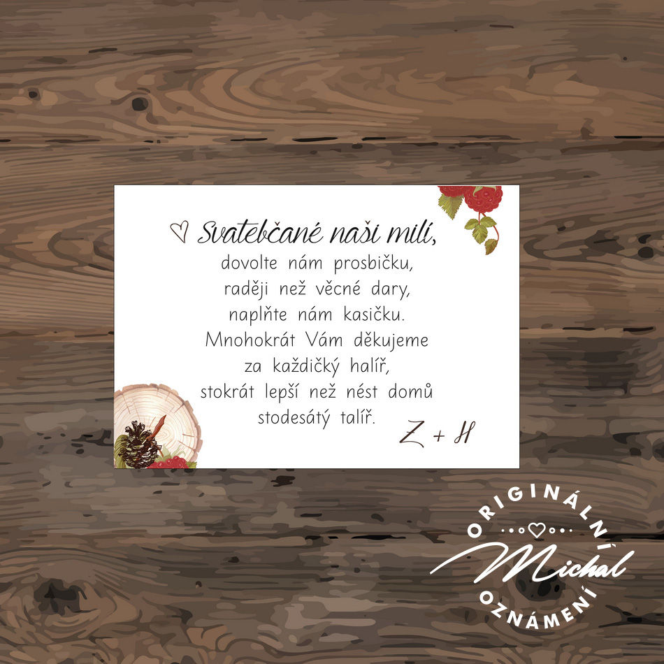 Žádost o dary - TYP 143