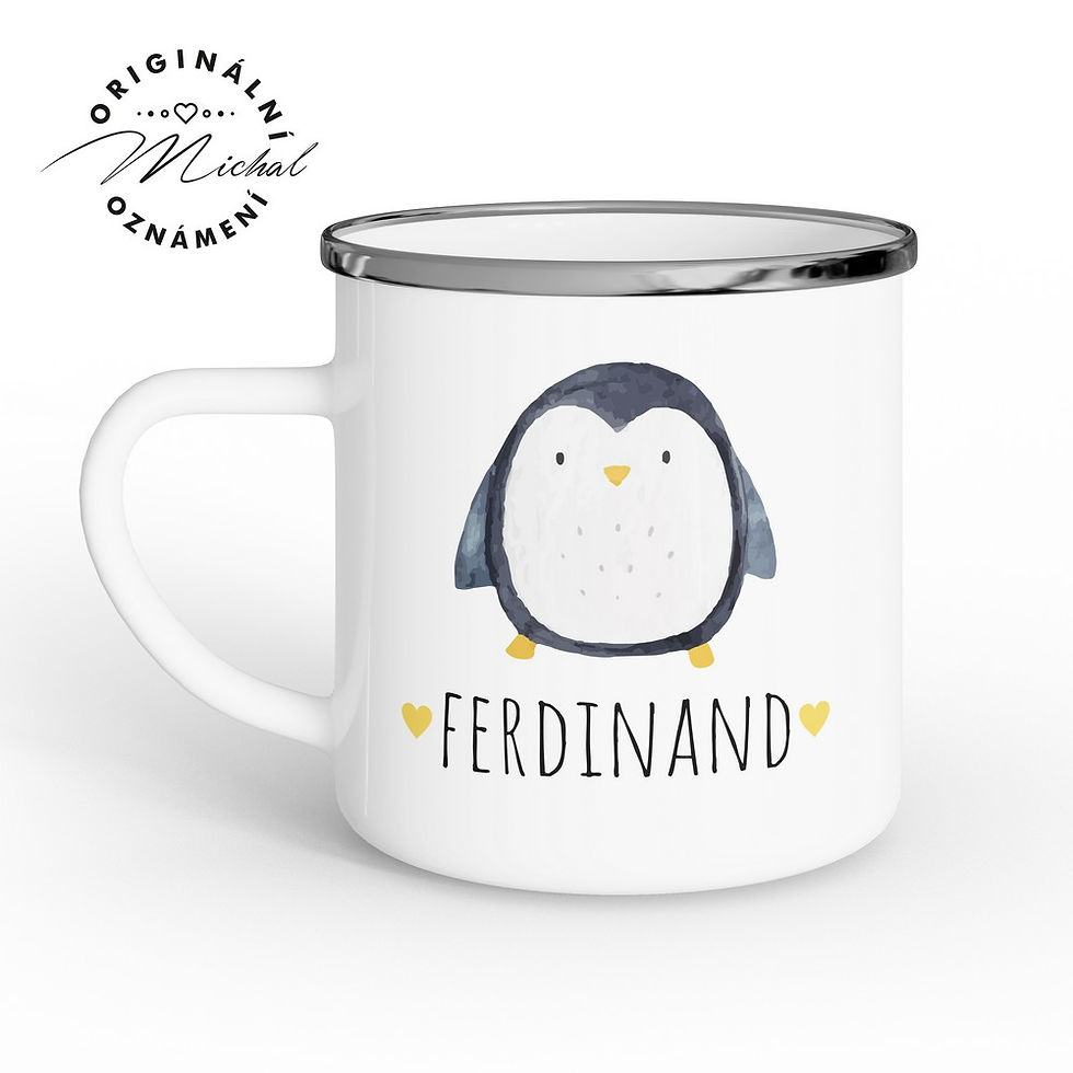 Plecháček, hrnek pro děti