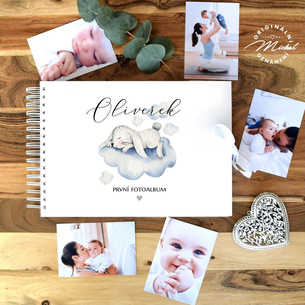 33 Králíček na obláčku - Fotoalbum dětské