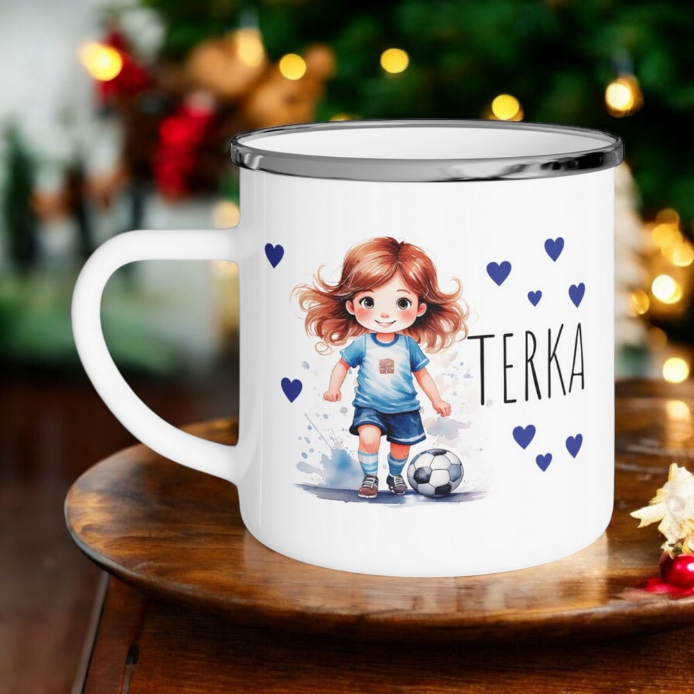 Fotbal plecháček / hrníček se jménem 10