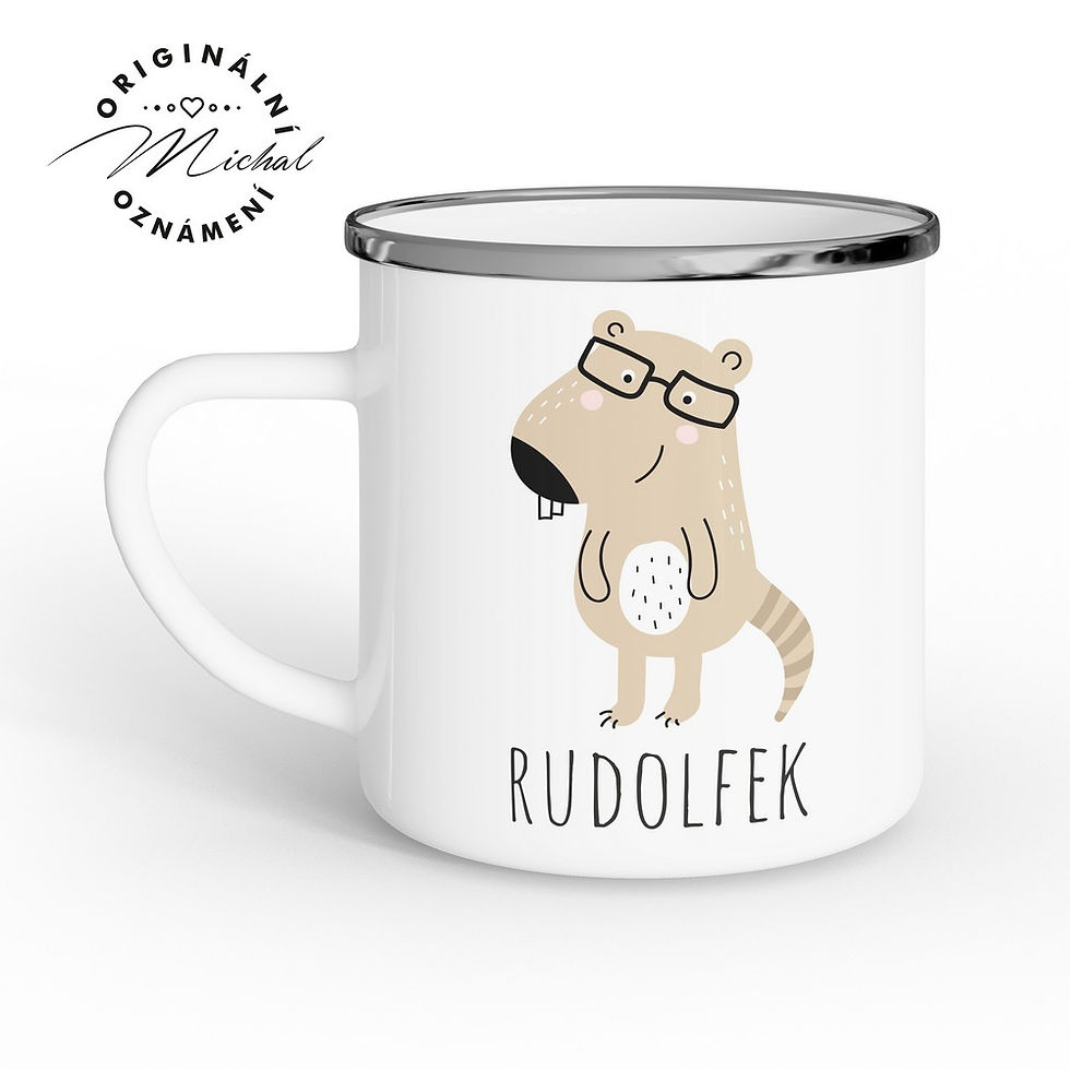 Plecháček, hrnek pro děti