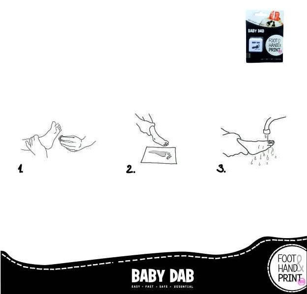 Miniatura: BABY DAB - sada na otisk ručiček a nožiček