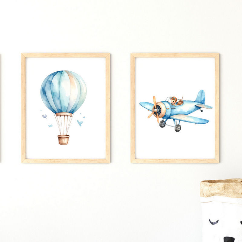 707 Set letadlo a balón