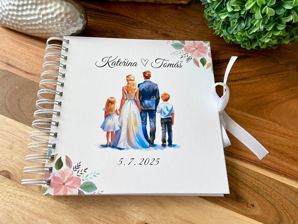 Svatební kniha hostů v pevných knižních deskách - 159
