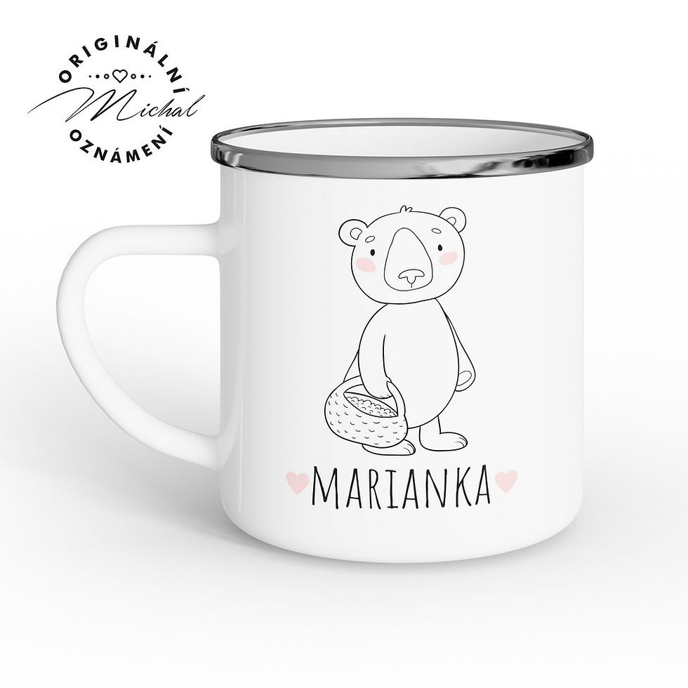 Plecháček, hrnek pro děti