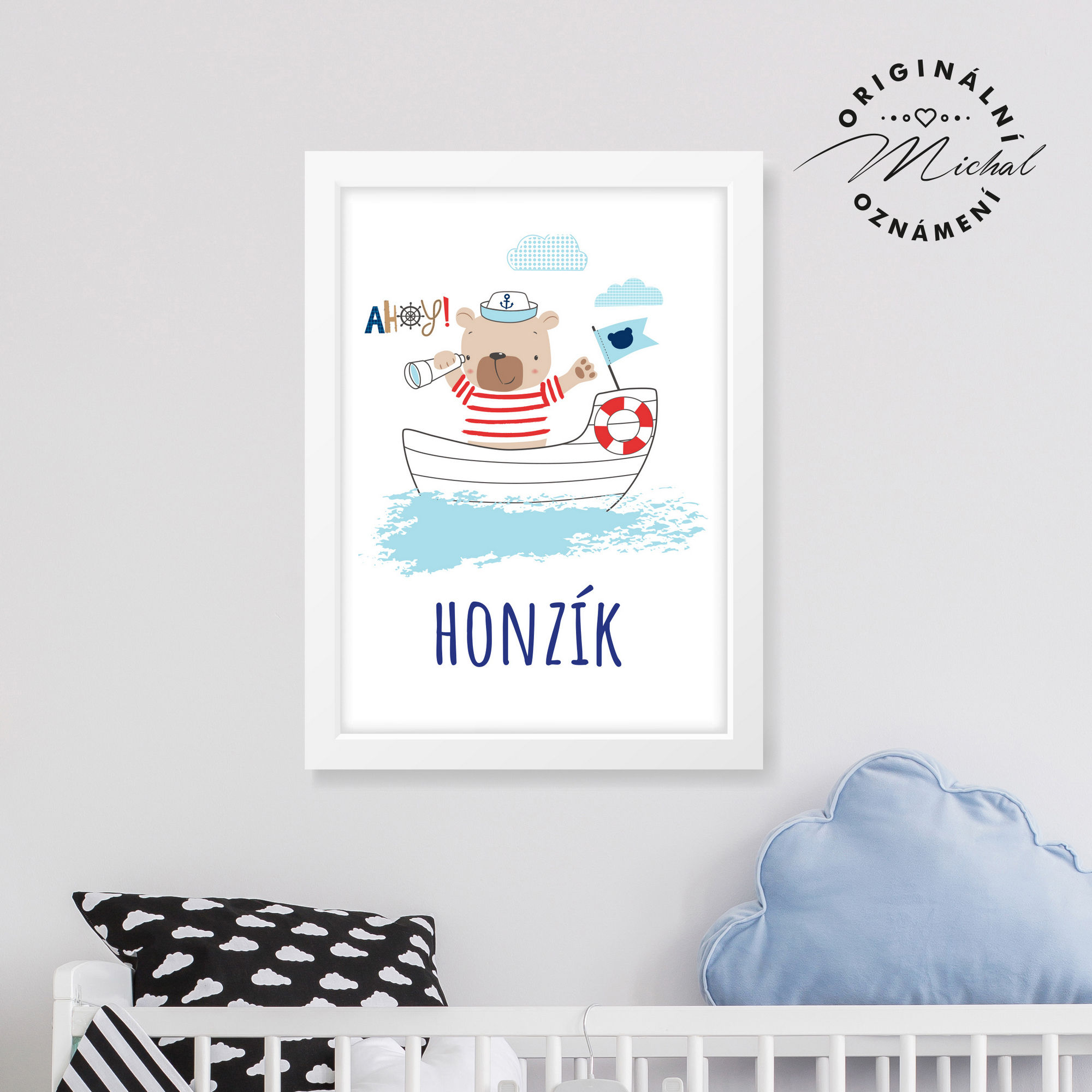 Medvídek dobrodruh SE JMÉNEM NA PŘÁNÍ - plakát