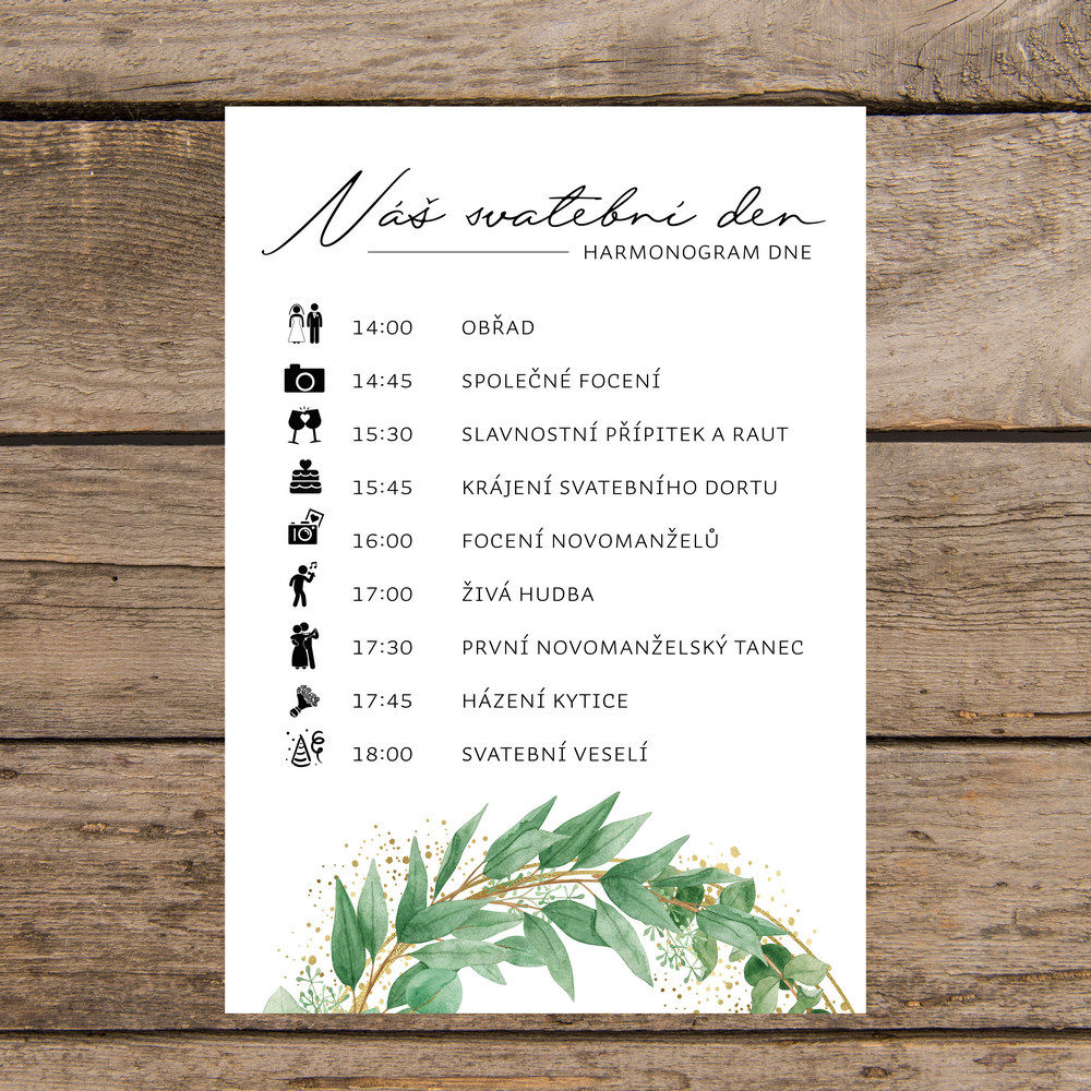 Svatební program - P22