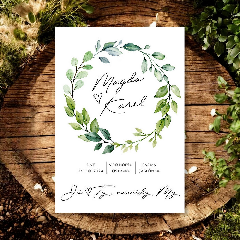 Svatební oznámení