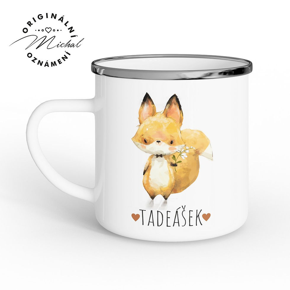 Plecháček, hrnek pro děti