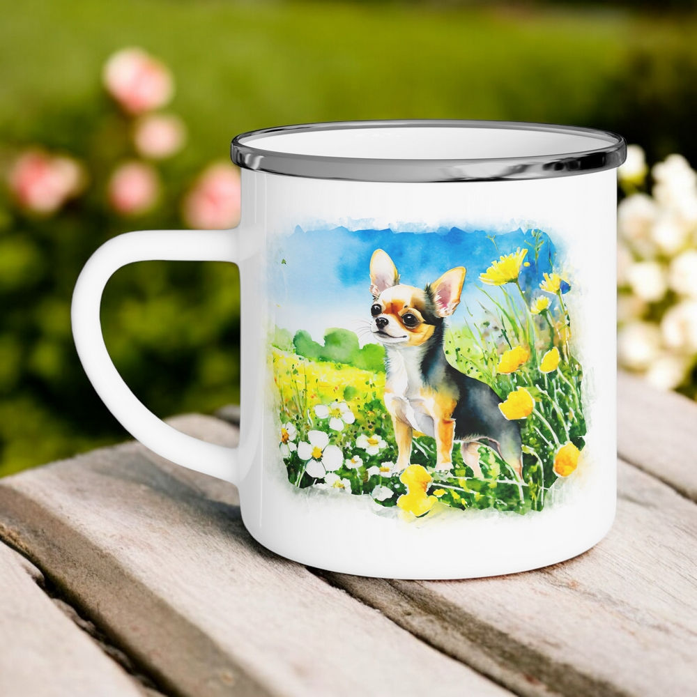 Čivava 01 plecháček/hrneček - oboustranný potisk