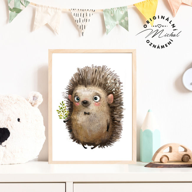 Plakát pan ježeček Bodlinka