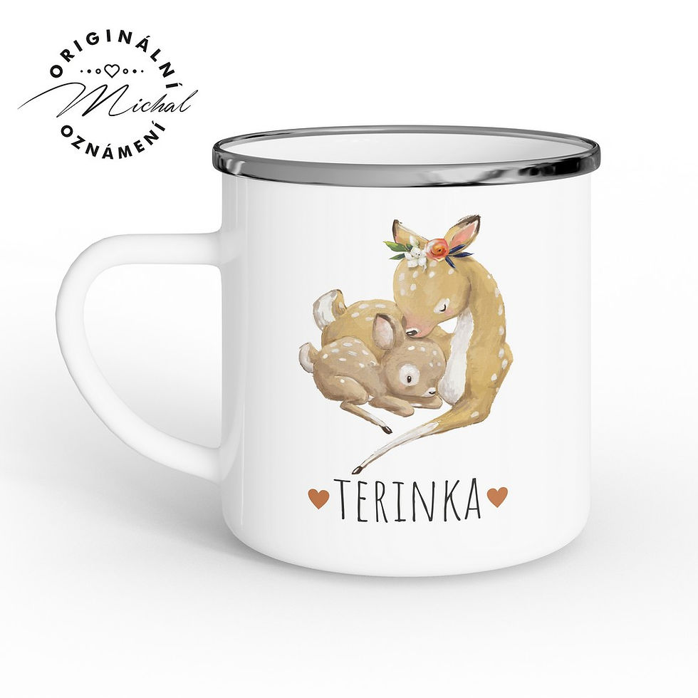 Plecháček, hrnek pro děti