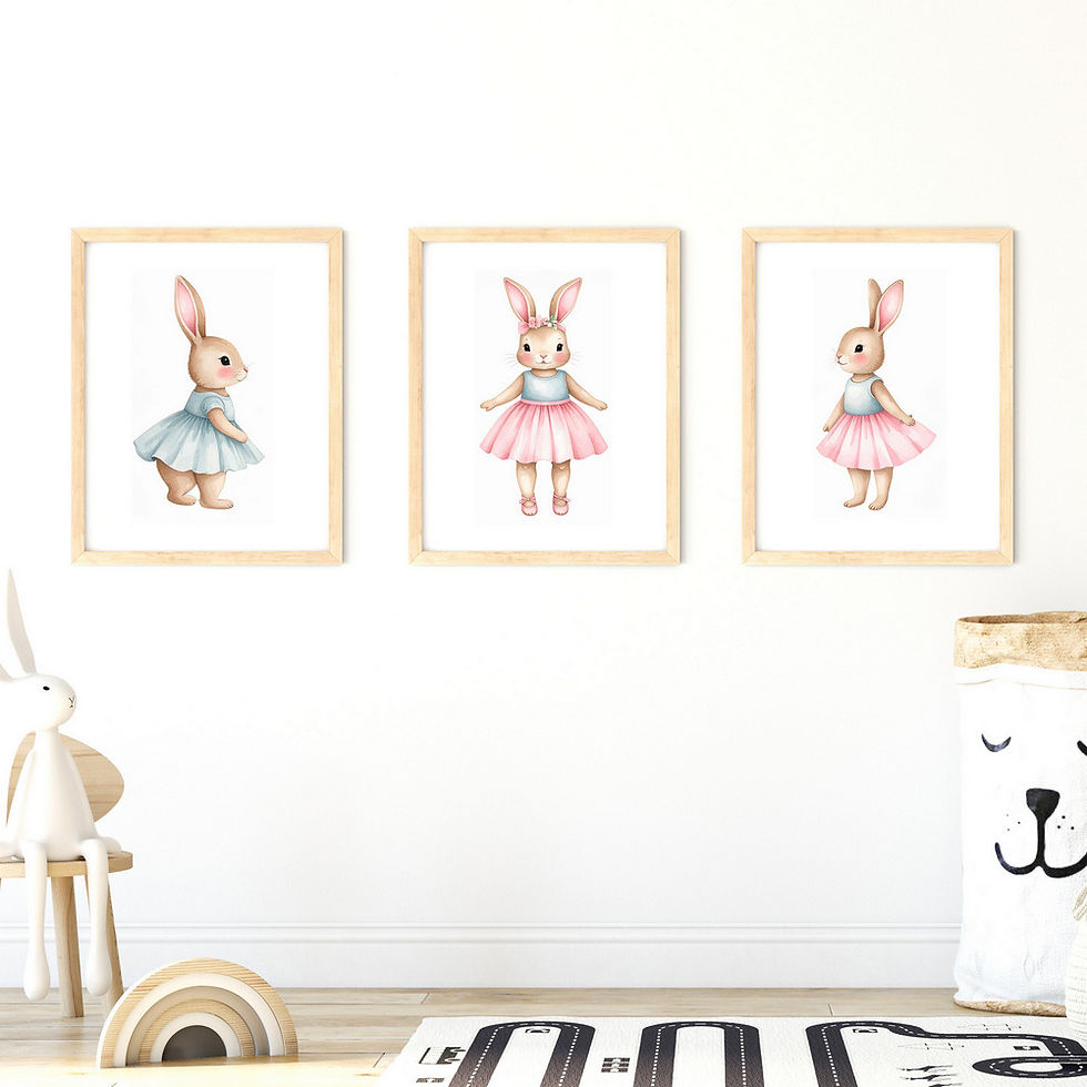 Set králičci - plakáty