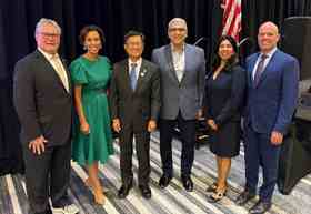 Texas anesthesiology leaders at a national advocacy event