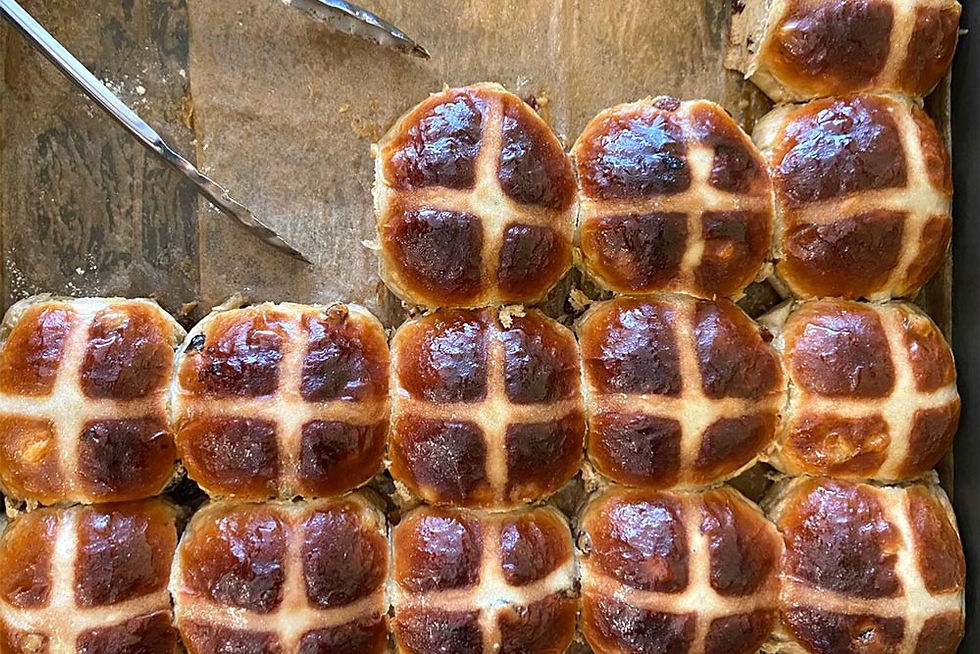 Scrummy Hot Cross Buns