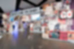 Eye-level view of a historical military uniform display