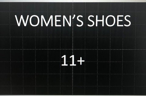 Thumbnail: Find Your Size signs