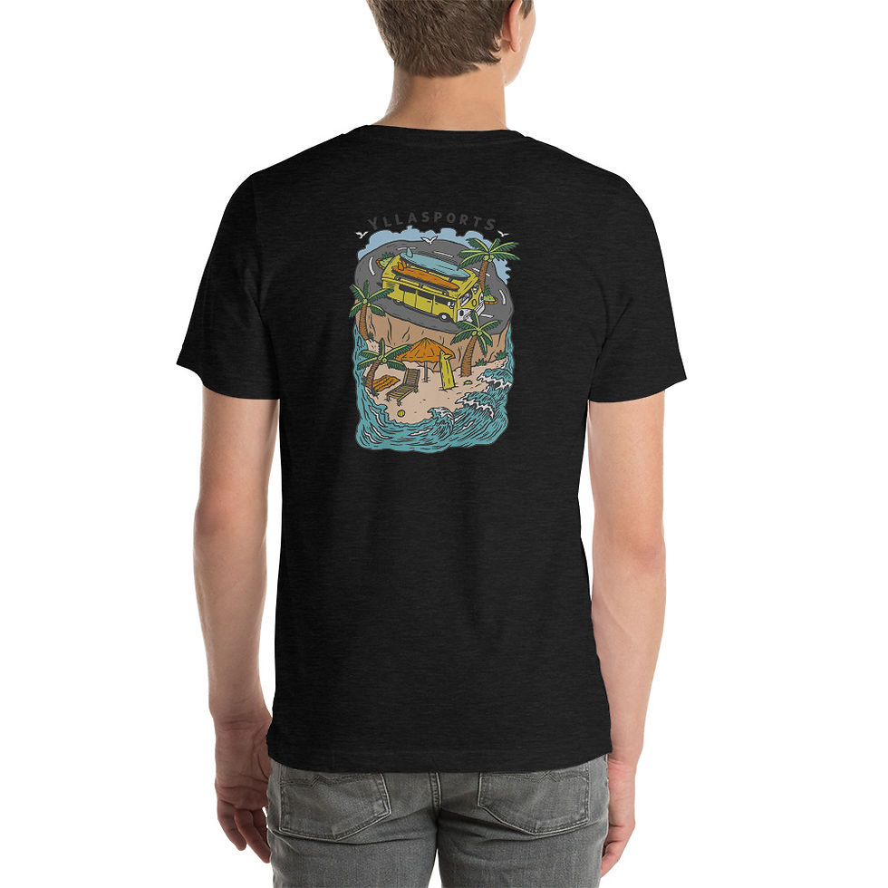 Miniatura: Yllasports T-Shirt - Insel (Rücken)