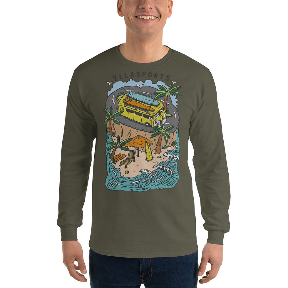 Miniaturbild: Men’s Long Sleeve Shirt - Insel