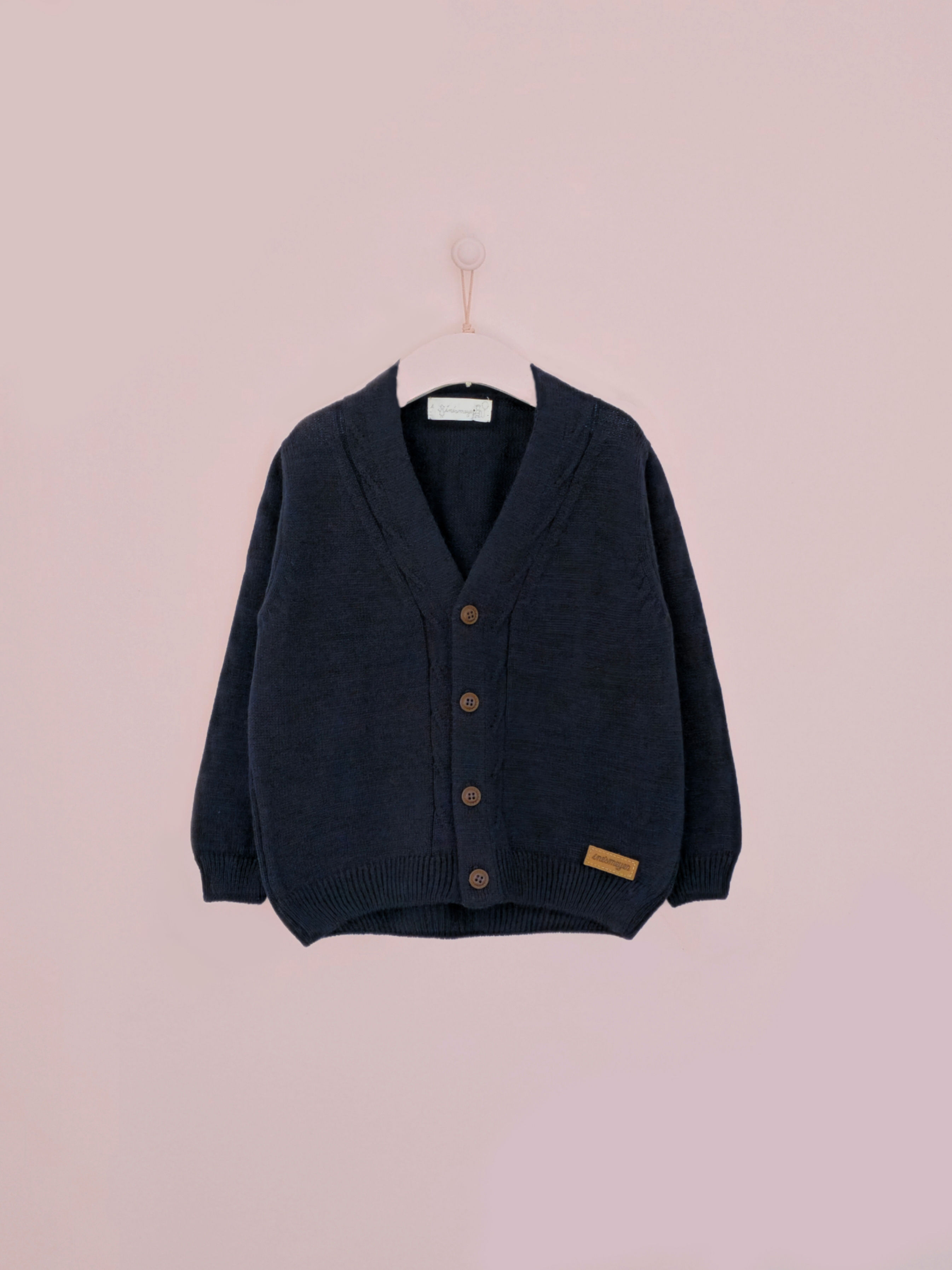 Cardigan con ochos 480805
