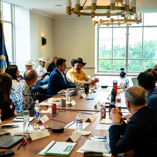 Photo of Porter Holder and other Tribal Advisory Committee (TAC)  members during a 2024 TAC Meeting in Washington, D.C.