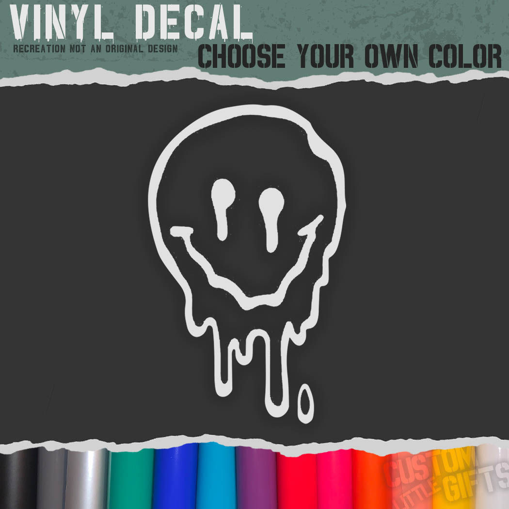 Melting Face - Vinyl Decal