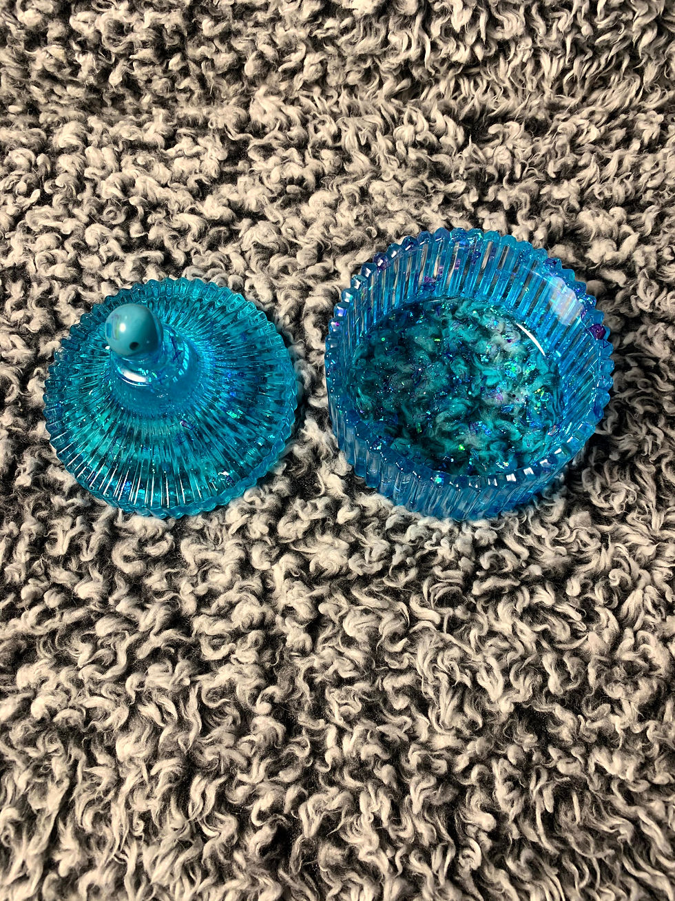 Thumbnail: Clear Blue Jewelry Box