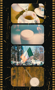 Vintage Film Roll Photo Collage