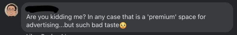 facebook users comment about the topic