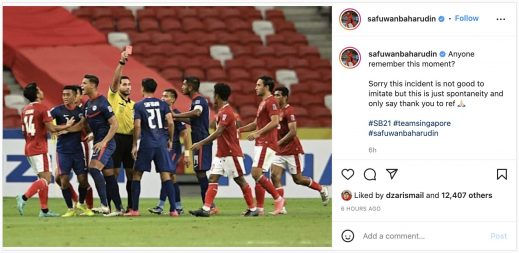 Safuwan Baharudin, Singapore’s defender