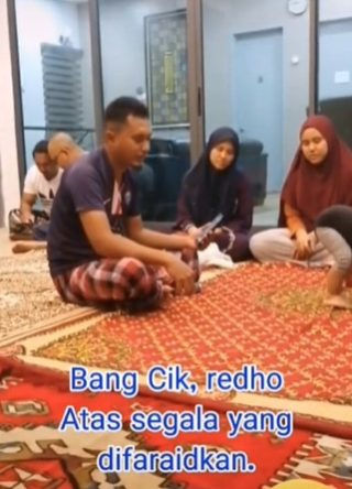 Bang Cik, redho atas segala yang difaraidkan