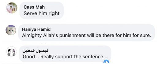 comment from facebook