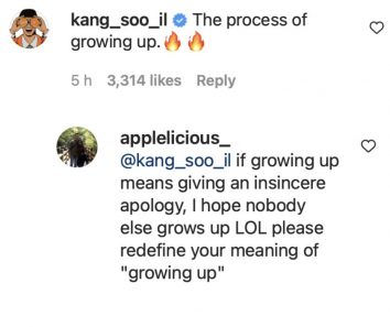 But there are those who called him out on his insincere apology