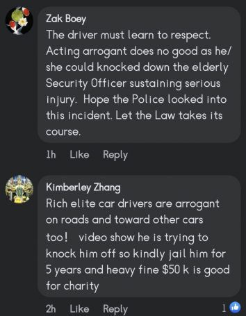 endangering the lives of the security officer and the school staff.