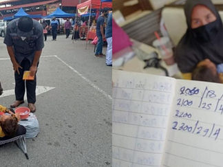 Cambodian Lady Disguised As Beggar In Malaysia, Gets RM2300 A Day