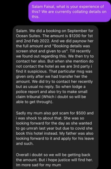 A listener of Plan B sg reached out to share his experience dealing with Farah