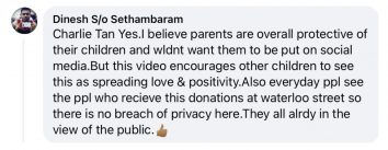 There are those who believe that the video will set a good example to other children who are watching