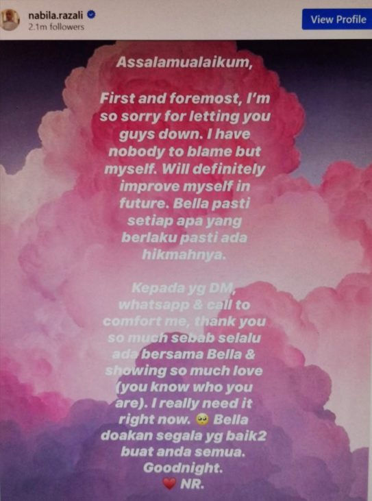 ramai diantara peminatnya telah memberi Bella sokongan