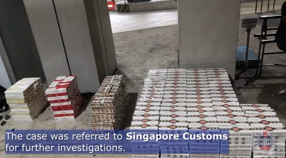 The case was then referred to Singapore Customs for further investigations