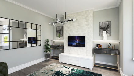 Interior design of living room