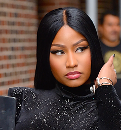 Nicki Minaj with her Pink Friday album on Deezer now, strat listen now hiphop rnb music, usa american artist. 