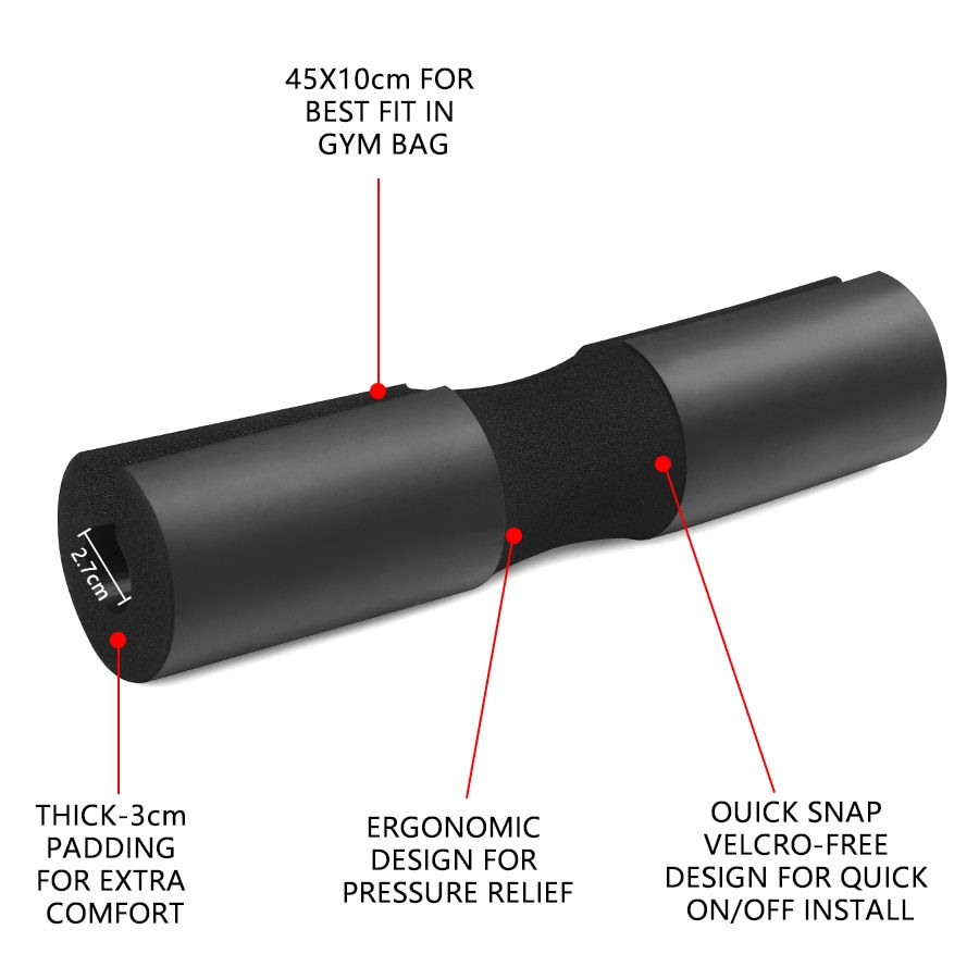 Thumbnail: Fitness Weightlifting Barbell Pad 