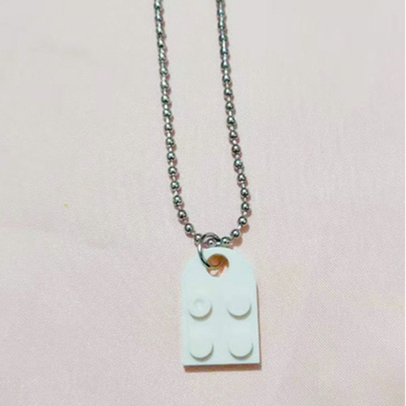 Thumbnail: 2Pcs Cute Love Heart Brick Pendant 
