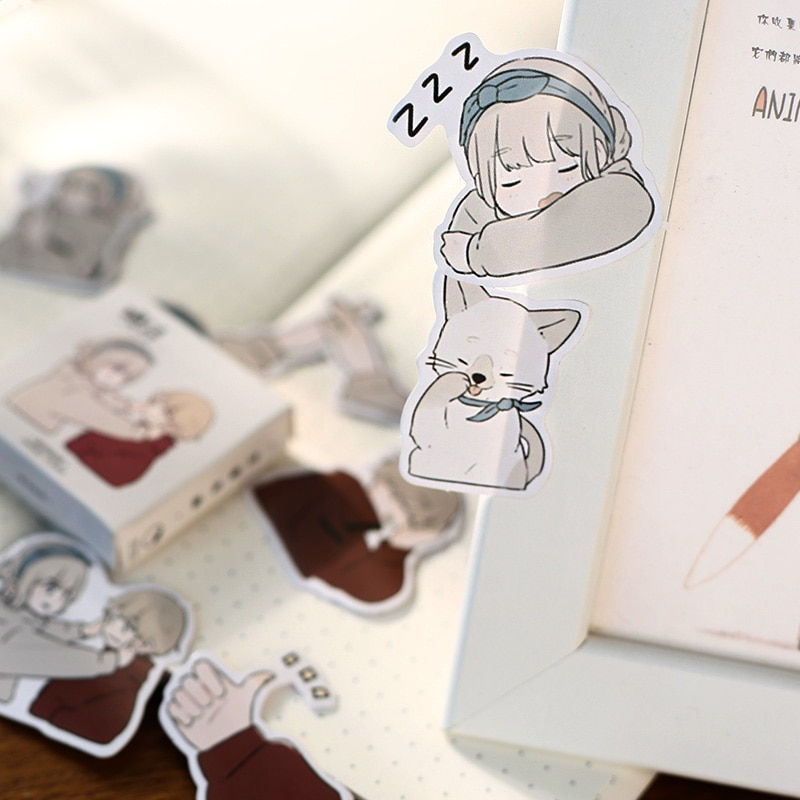 Thumbnail: 45 PCS Cute Cartoon Couple Love 