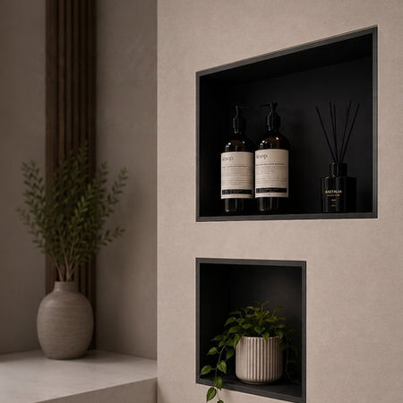 Imagen de hornacinas decorativas de baño