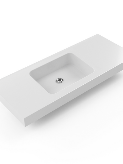 Imagen con fondo blanco de lavabo