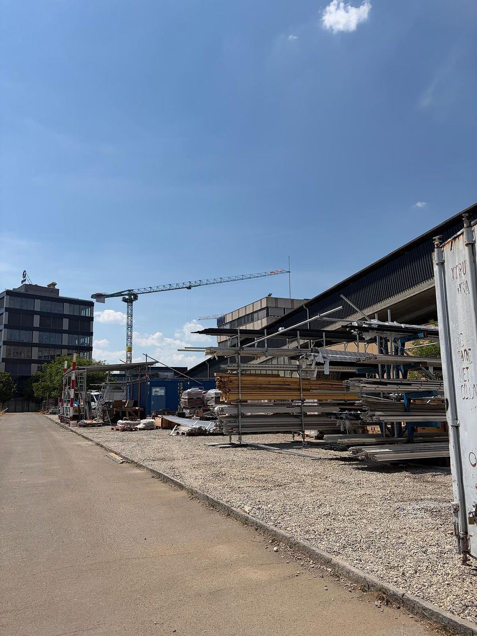 Material für die Installation der Solaranlagen
