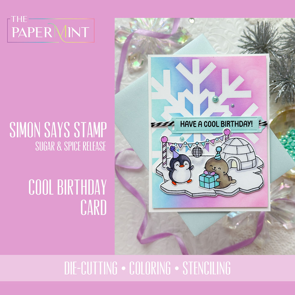 Greeting card with blue flowers and yellow butterflies on a green background. Text reads "hello friend." Bright and cheerful design.