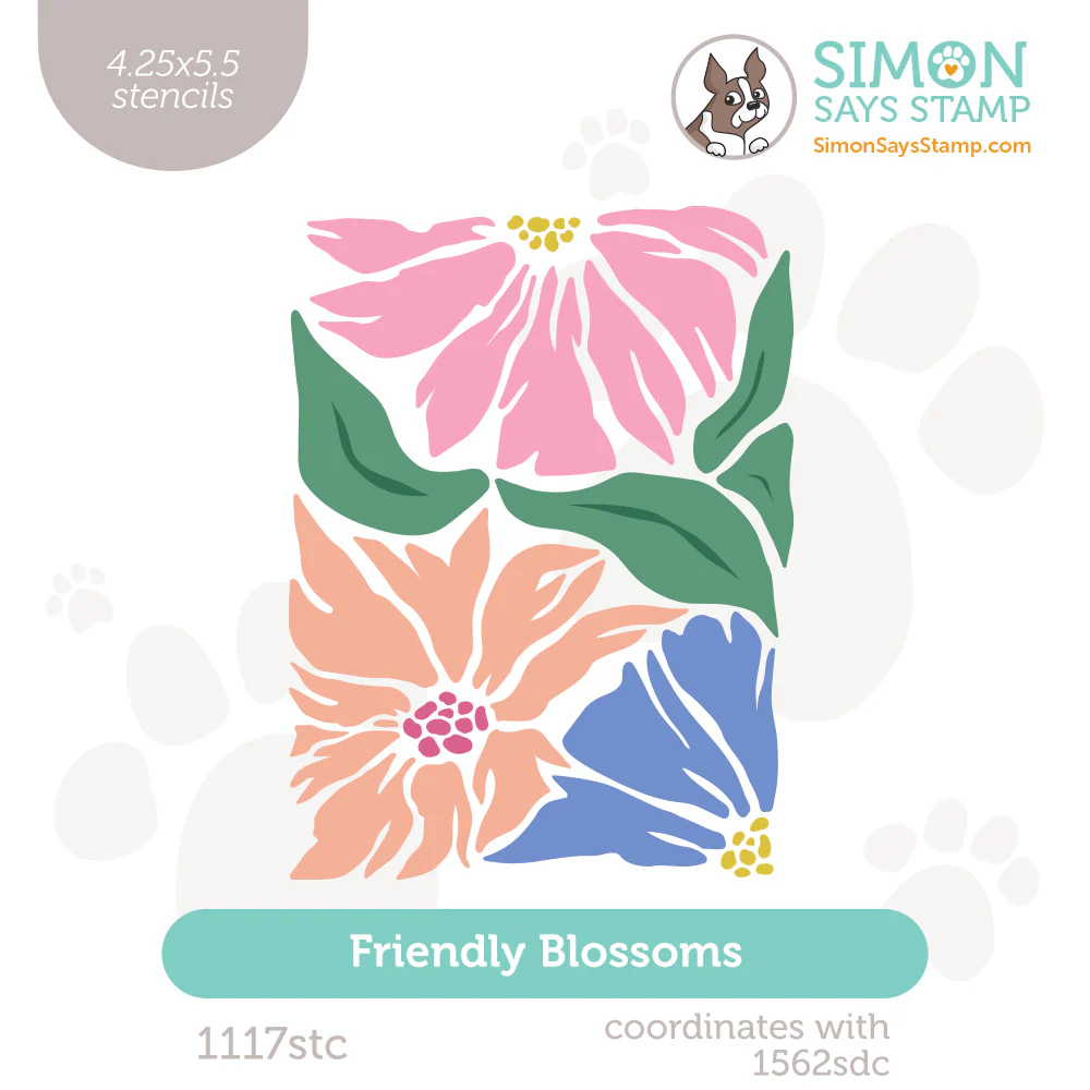 Friendly Blossoms Stencils