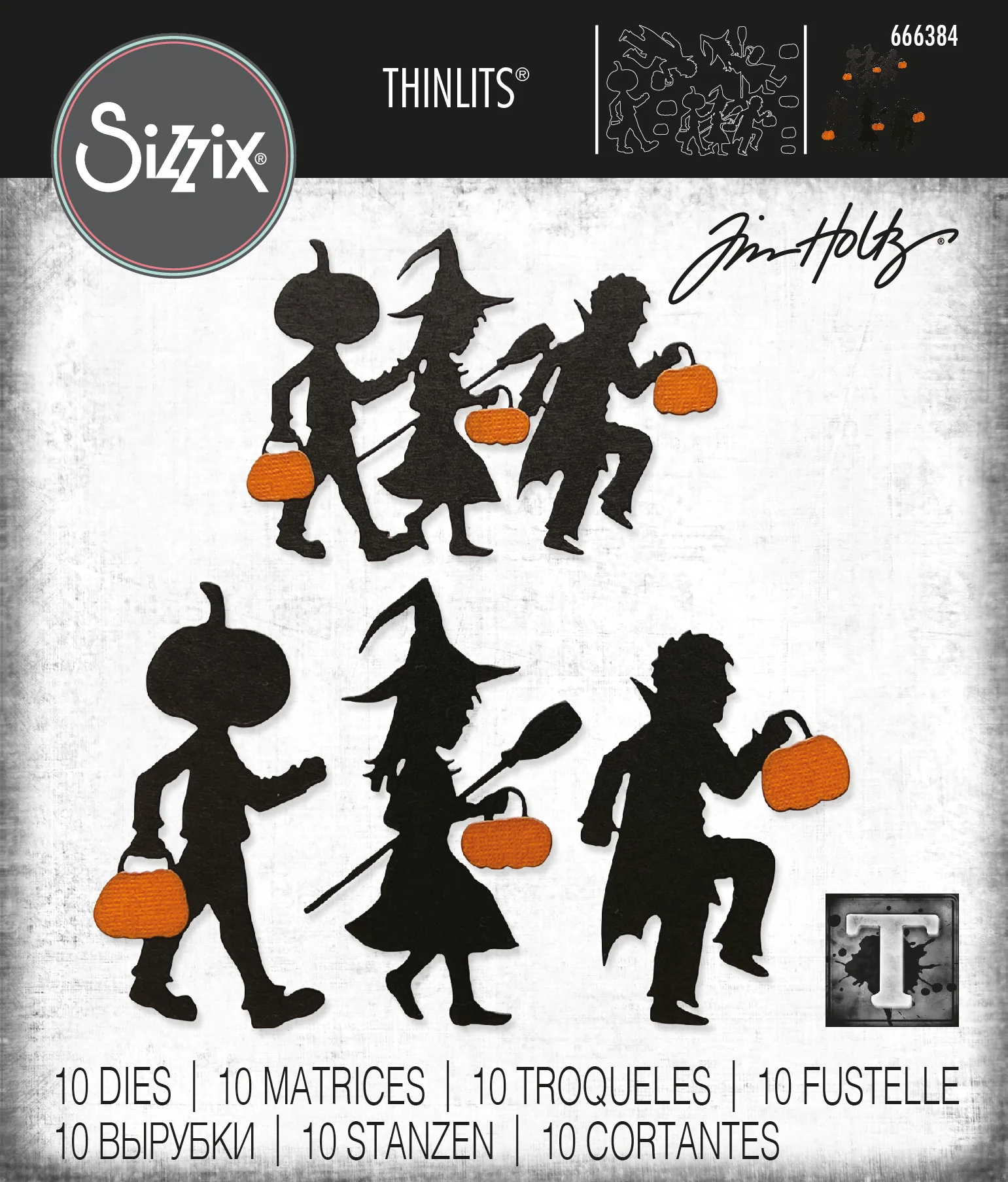 Tim Holtz Sizzix Halloween 2023 Release HALLOWEEN NIGHT Decor